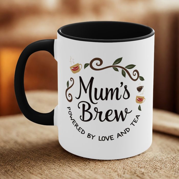 Mum Brew Mug – Mum’s Brew Powered by Love and Tea Coffee Mug