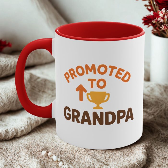 Best Grandad Ever Fathers Day Mug – Promoted to Grandpa Gift