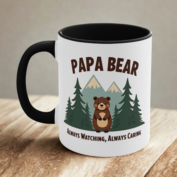 Papa Bear Grandad Mug – Always Watching Always Caring Gift