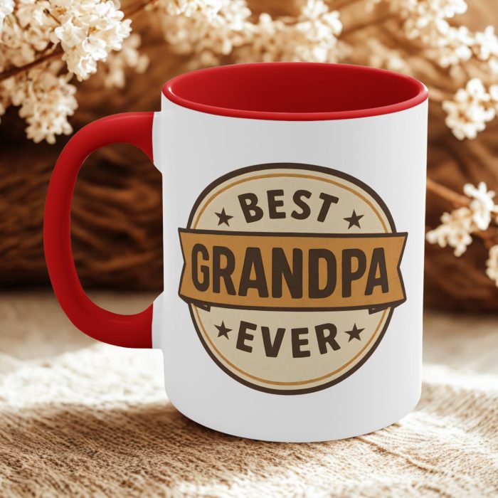 Classic Best Grandpa Ever Coffee Mug – Vintage Style Gift