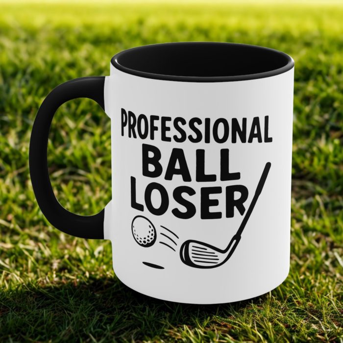 professional ball loser mug funny golf coffee cup